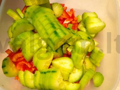 Daržovių salotas su česnaku Žingsnis 2