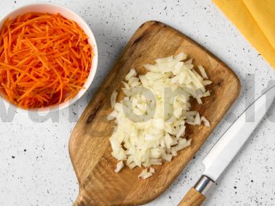 Grikių košė pagal pirklių receptą su kepenimis Žingsnis 1