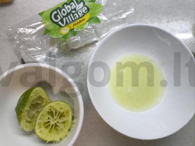 Apelsinų limonadas su laimu Žingsnis 2