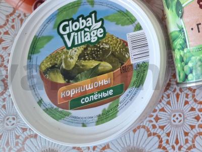 Švelnus olivjė salotas su dešra Žingsnis 6