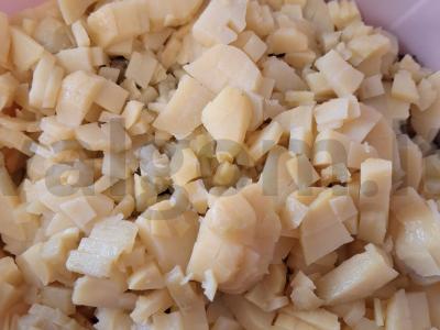 Švelnus olivjė salotas su dešra Žingsnis 7