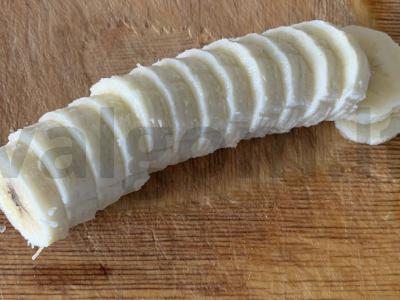 Grikių dribsniai su bananais ir medumi Žingsnis 3