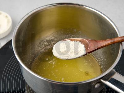 Kasperolė su žaliąja pupelių Žingsnis 4