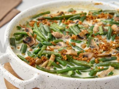 Kasperolė su žaliąja pupelių Žingsnis 7