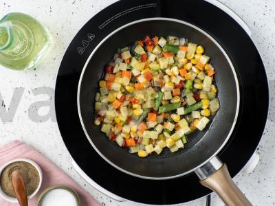 Daržovių apkepas su vištiena orkaitėje Žingsnis 1