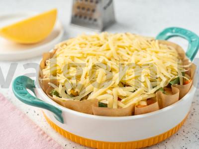 Daržovių apkepas su vištiena orkaitėje Žingsnis 6