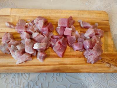 Grybų plovas su daržovėmis Žingsnis 1