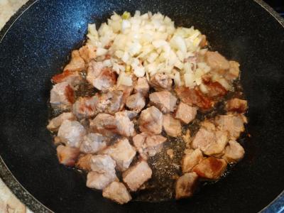 Grybų plovas su daržovėmis Žingsnis 4