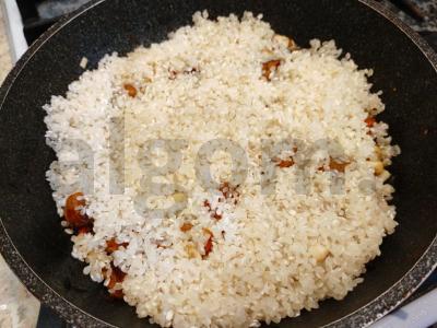 Grybų plovas su daržovėmis Žingsnis 8