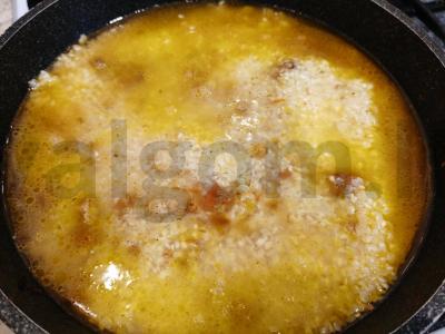 Grybų plovas su daržovėmis Žingsnis 9