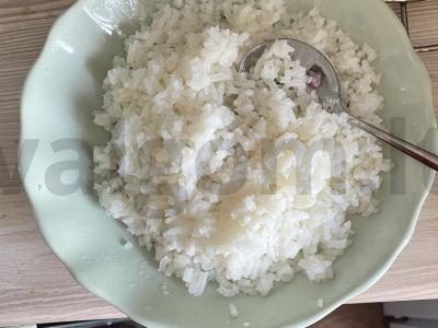 Namų ritinėliai su ryžiais ir varškės sūriu Žingsnis 2