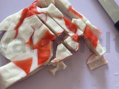 Namų ritinėliai su ryžiais ir varškės sūriu Žingsnis 4