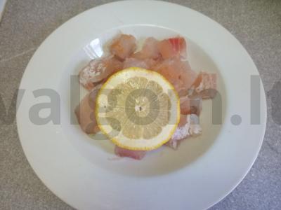 Sūdyta karpis su raudonais maltais pipirais ir krapais Žingsnis 6