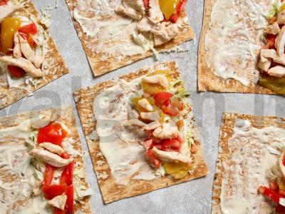 Namų ritinėliai lavaše Žingsnis 4