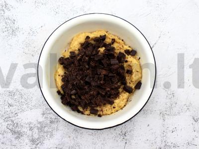 Šokoladiniai kruopos Žingsnis 2