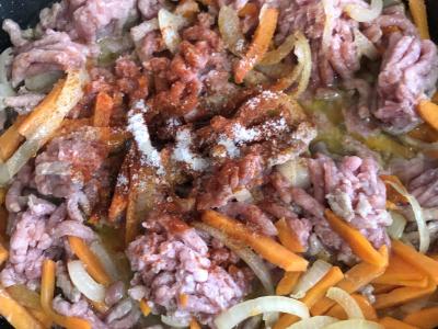 Žalioji pupelė su faršu Žingsnis 4