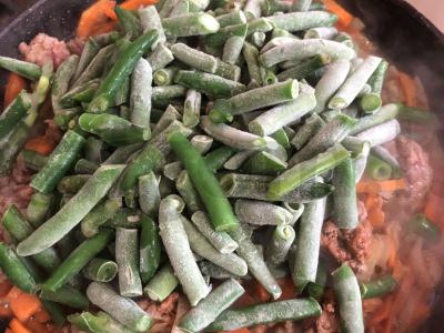 Žalioji pupelė su faršu Žingsnis 5