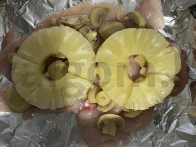 Neįprasta apkepėlė su ananasu Žingsnis 3