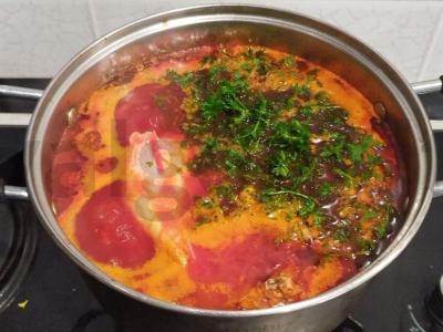 Universalus burokėlių sriuba Žingsnis 9