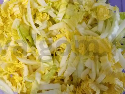 Lengvas krabų salotas per 5 minutes Žingsnis 2