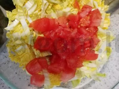 Lengvas krabų salotas per 5 minutes Žingsnis 3