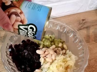 Vinegretas su baltais pupelėmis Žingsnis 4