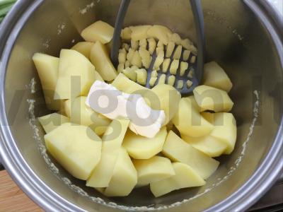 Bulvių košė su žaliu svogūnu Žingsnis 3