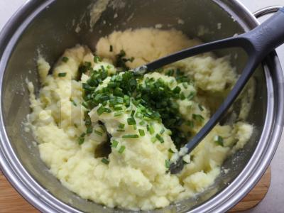 Bulvių košė su žaliu svogūnu Žingsnis 5