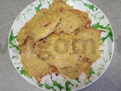 Bulviniai blynai su rūkyta lašiša Žingsnis 8