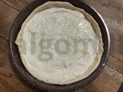 Varškės ir spanguolių pyragas Žingsnis 5