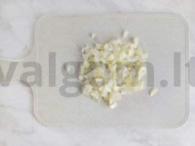 Penne su moliūgu ir bekonu Žingsnis 1