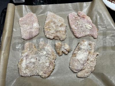 Kiauliena džiovintoje tešloje Žingsnis 2