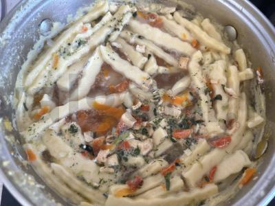 Vištienos sriuba su kukuliais Žingsnis 5