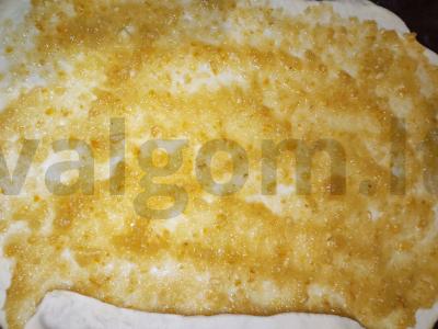 Bandelės su obuolių-apelsinų džemu Žingsnis 3