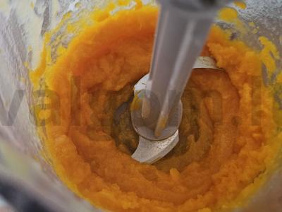 Moliūgų keksiukai Žingsnis 1