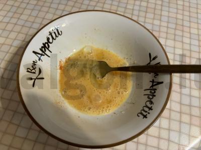 Kiaušinių mini-blynai su maltu paprika Žingsnis 2