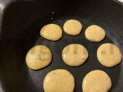 Kiaušinių mini-blynai su maltu paprika Žingsnis 6