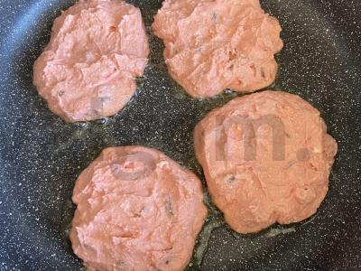 Be glitimo, laktozės, su razinomis ir džiovintomis abrikosais „Saulėlydis“ Žingsnis 6