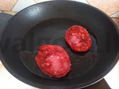 Užkandis iš gruziniško lavašo su kepta dešra ir kiaušiniu Žingsnis 2