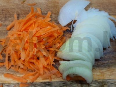 Špinatų makaronai su midijomis Žingsnis 1