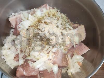 Šašlykas iš kiaulienos su actu Žingsnis 3