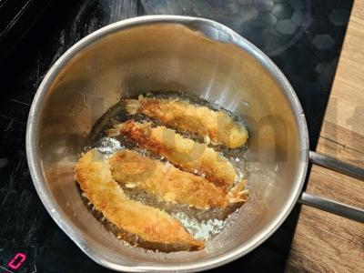 Daržovių salotas su keptomis krevetėmis Žingsnis 8