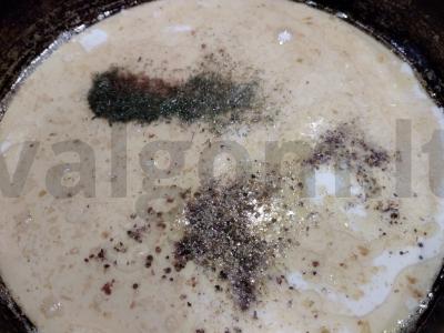 Švelni makaronai su krevetėmis ir grietinėle Žingsnis 4