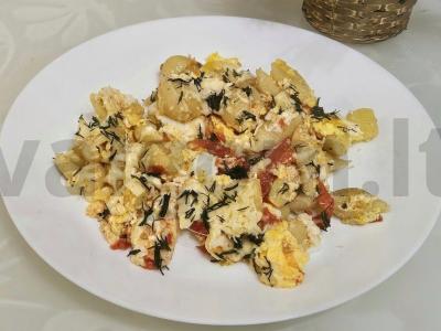 Pusryčiai „Saulėtas rytinis mišinys“ pagrindine nuotrauka