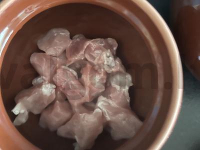 Daržovių puodai su mėsa Žingsnis 1