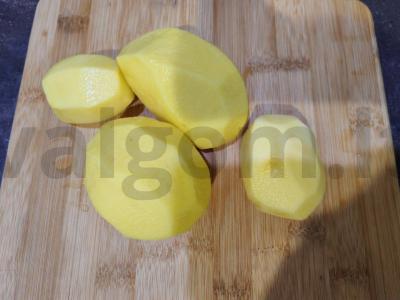 Vištiena daržovių pagalvėlėje Žingsnis 3