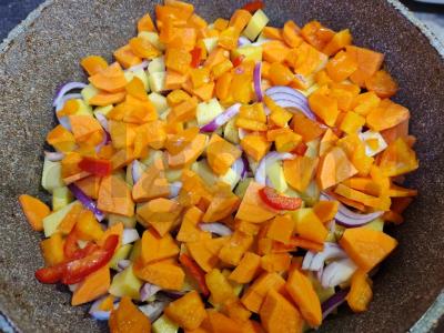 Vištiena daržovių pagalvėlėje Žingsnis 9