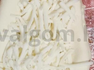 Adžarų hachapuri iš sluoksniuoto tešlos Žingsnis 2