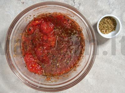 Švelnūs cukinijos su daržovėmis ir šviežiais žolelėmis Žingsnis 4