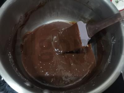 Šokoladinis glajus tortui Žingsnis 3
